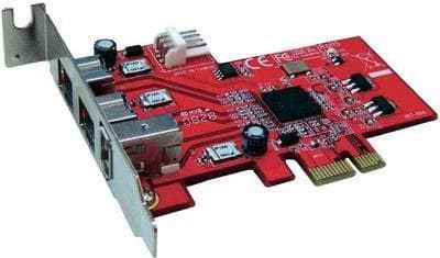 3-ports FireWire 400/800 PCI Express-kort