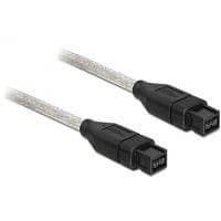 DeLOCK - IEEE 1394-kabel - 9 stifts FireWire 800 (M) - 9 stifts FireWire 800 (M) - 3,0 m (IEEE 1394b) (82600)