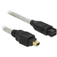 DeLOCK - IEEE 1394-kabel - 9-PIN FireWire 800 (M) - FireWire, 4-benet (M) - 3,0 m (IEEE 1394b) (82594)