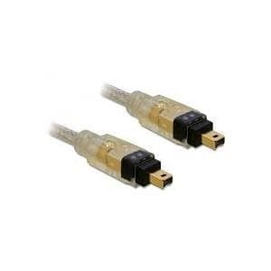 DeLOCK - IEEE 1394 -kaapeli - FireWire, 4-nastainen (M) - FireWire, 4-nastainen (M) - 1,0 m (IEEE 1394) (82570)