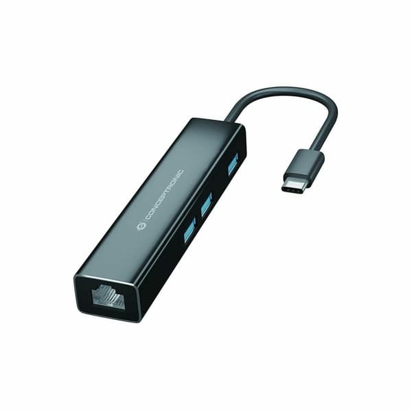 USB-HUB Conceptronic DONN07B Svart