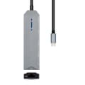 Miniatyrbillede 2 af 5: USB Hub Aisens ASUC-5P003-GR Sort Grå 100 W