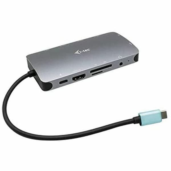 Docking-station i-Tec C31NANOVGA77W Sølvfarvet