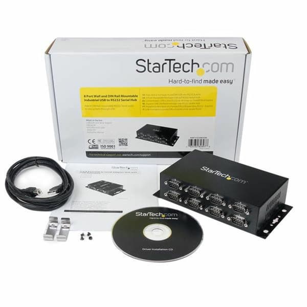 USB til RS232-adapter Startech ICUSB2328I Sort