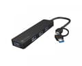 Miniatyrbild 1 av 5: USB-C 3.0 Hub Mayfly Svart + USB-A Adapter