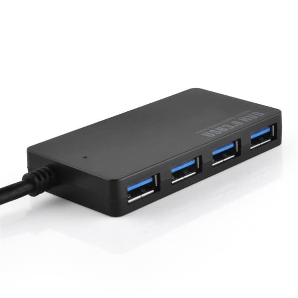 4-porttinen USB 3.0 Multi-interface USB Hub Plug & Play USB-C-liittimellä Type-C-liittimellä ja virtalähteellä sopii kannettaviin tietokoneisiin,