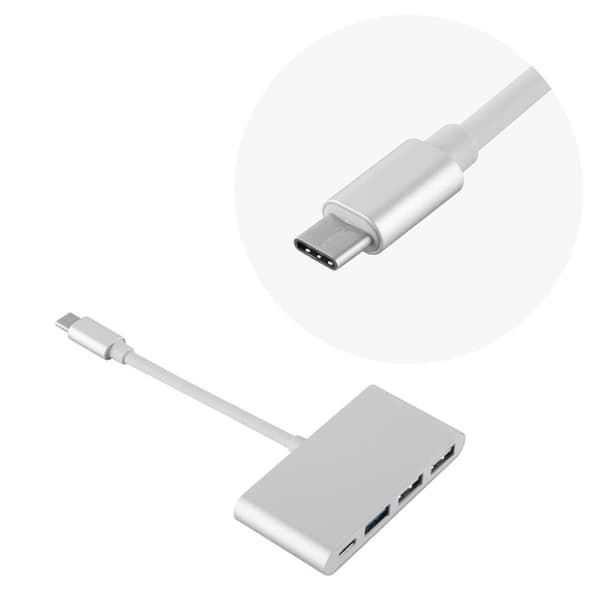 4-Port USB Multi-interface Plug&Play med USB-C-kontakt