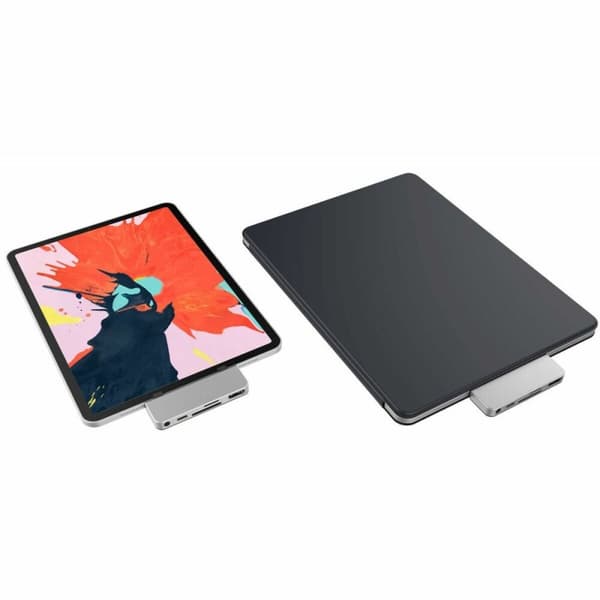 USB-keskitin Hyper HD319E-Grey Harmaa