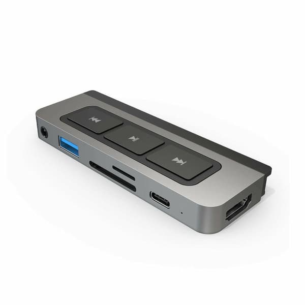 USB Hub Hyper HD449 Grå Sølvfarvet