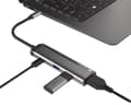 Miniatyrbild 3 av 9: Fowler Slim Dockningsstation USB-C Multiport Adapter 4 in 1