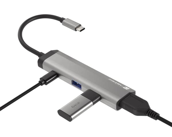 Fowler Slim Dockningsstation USB-C Multiport Adapter 4 in 1