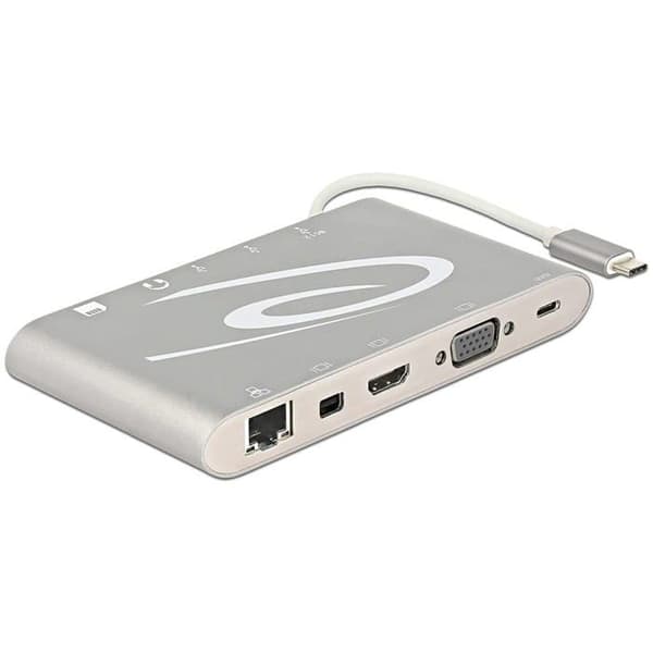 "Dockningsstation - DeLOCK - USB Type-C 3.1 - 4K - HDMI - VGA - Gigabit Ethernet"