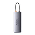 Miniatyrbild 1 av 6: Hub 9in1 Baseus Metal Gleam Series, USB-C to 2x USB 3.0 + 2x HDMI + USB 2.0 + USB-C PD + Ethernet RJ45 + microSD/SD