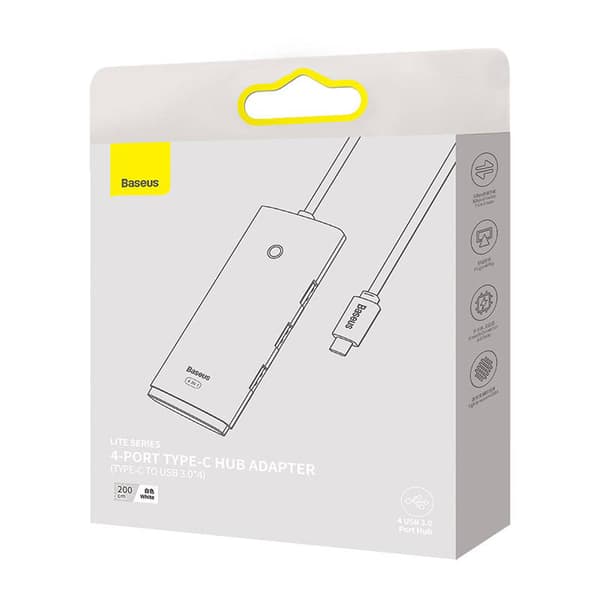 Baseus Lite USB-C to 4x Adapter HUB USB 3.0 2m
