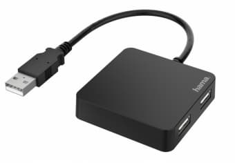 USB Hub, 4 Ports, HAMA-200121