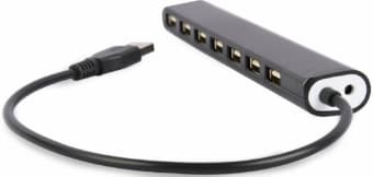 USB Centrmezgls Gembird USB 2.0 7-port Black
