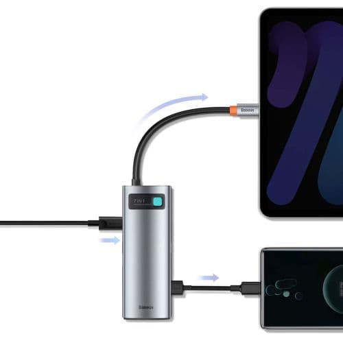 Baseus Hub Adapter 7in1 USB-C to 2x USB 3.0 + HDMI + USB-C PD