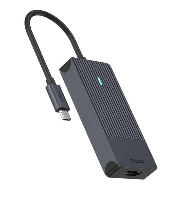 USB-C Multiport Adapter, 4 port, RAPOO-11409