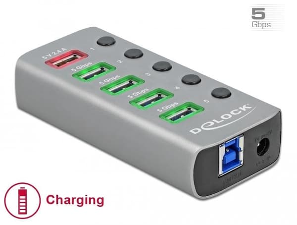USB Hub, 4 port, DELOCK-63262