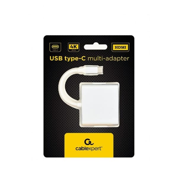 USB-C HUB 3 Portar GEMBIRD A-CM-HDMIF-02-SV Silvrig