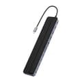 Miniatyrbilde 4 av 8: Hub 12w1 Baseus EliteJoy Gen2 series USB-C do 2xHDMI+ 3xUSB 3.0+ PD+ DP+ SD/TF+ RJ45+Type-C+ 3.5mm (dark grey)