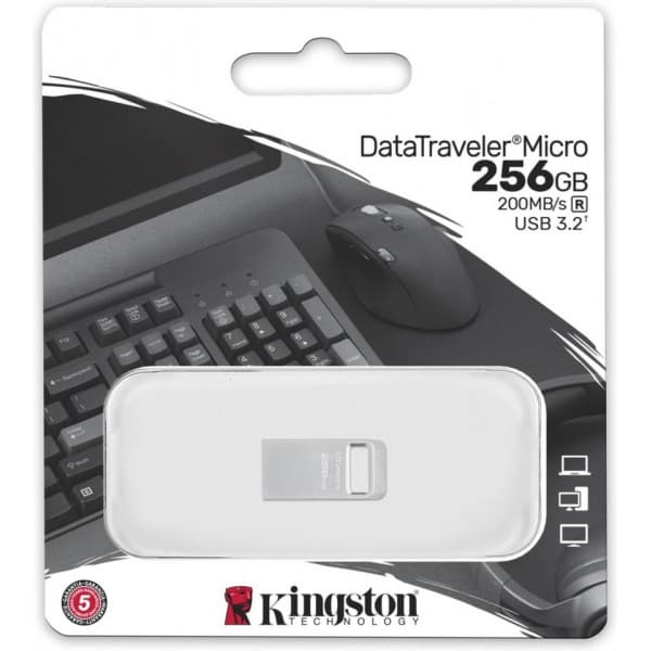 Kingston DataTraveler Micro 256 GB USBhukommelsesstick