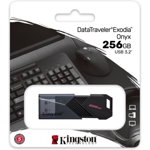 Kingston DataTraveler Exodia Onyx 256 Gt USB-muisti