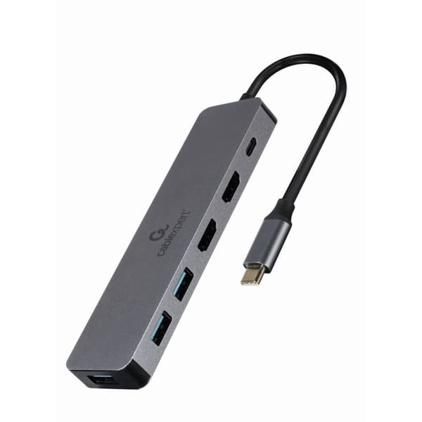 Docking-station GEMBIRD A-CM-COMBO3-03 Grå Sølvfarvet 100 W