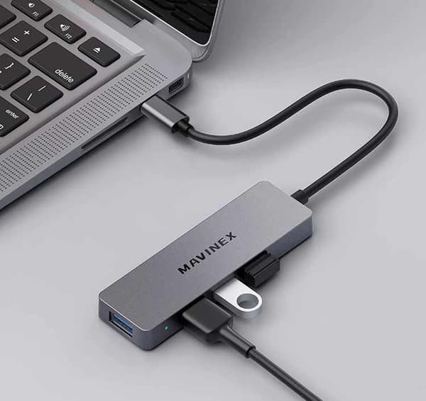 USB C Hub SuperSpeed - 4 porte