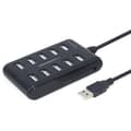 Miniatyrbilde 1 av 2: USB-hub med 10 porter