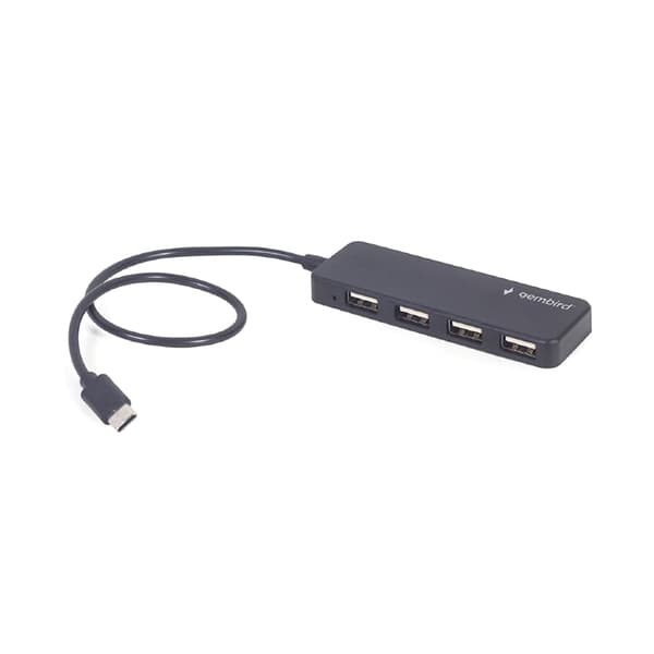 4-porttinen USB 2.0 -hubi USB-C-liitännällä – yhteensopiva OTG-laitteiden kanssa