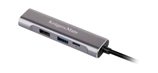Adapter (HUB) USB type C til HDMI/USB3.0/USB2.0/C-port