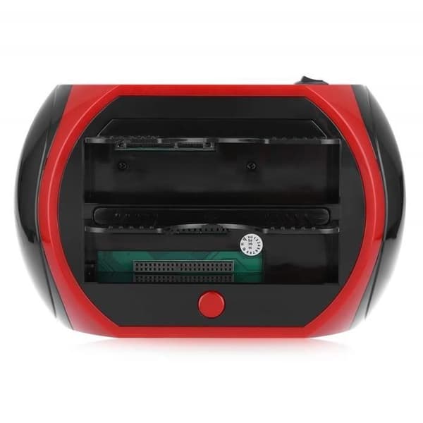 Dockningsstation för hårddisk - Multifunktionell - 2,5/3,5 tum - USB 2.0 - e-SATA - Kortläsare