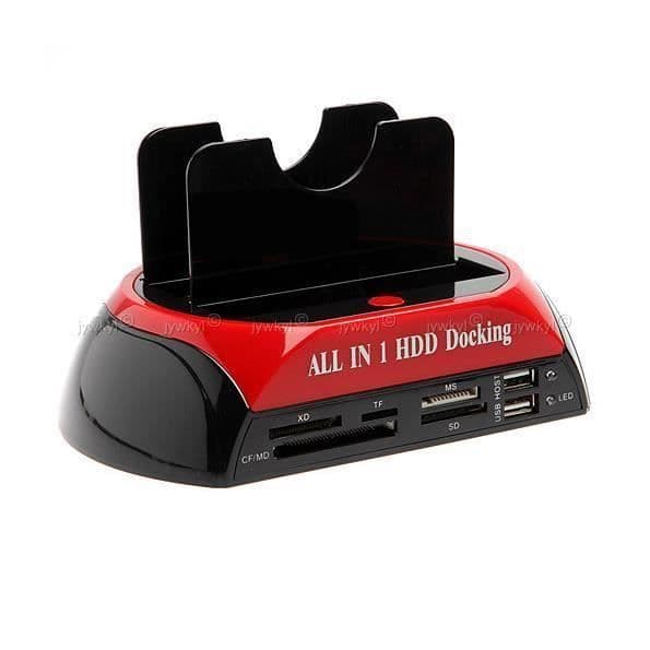 DOCKINGSSTATION BLANDAD SATA-IDE-USB-eSATA+LÄSARE