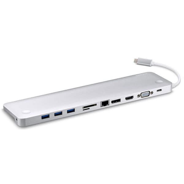 USB-C dockingstation - ATEN - UH3234 - 11 portar - HDMI, DisplayPort, VGA - Ultra-tunn