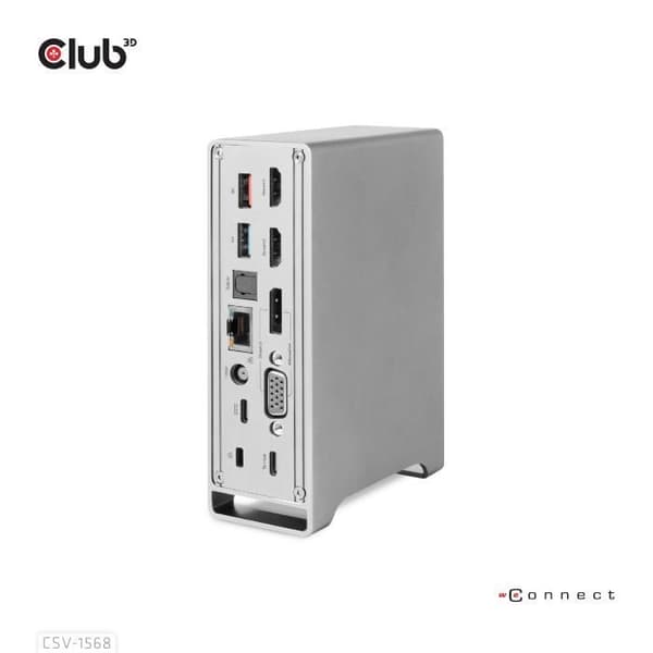 CLUB3D CSV-1568 USB 3.2 GEN 2 DOCKINGSSTATION (3.1 GEN 2) TYP-C MET