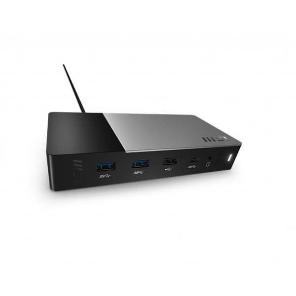 MSI USB-C DOCKINGSSTATION GEN 2 USB 3.2 GEN 2 (3.1 GEN 2) TYPE-C SVART