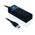 Miniatyrbillede 2 af 3: USB Hub Ibox IUH3FB Sort