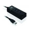 Miniatyrbillede 1 af 3: USB Hub Ibox IUH3FB Sort