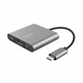 Miniatyrbild 2 av 4: USB-HUB Trust Dalyx Svart Aluminium (1 antal)