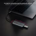 Miniatyrbillede 6 af 11: USB Hub NANOCABLE 10.16.1005 Grå (1 enheder)