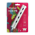 Miniatyrbillede 4 af 4: USB Hub Woxter PE26-142 Hvid Sølvfarvet Aluminium (1 enheder)
