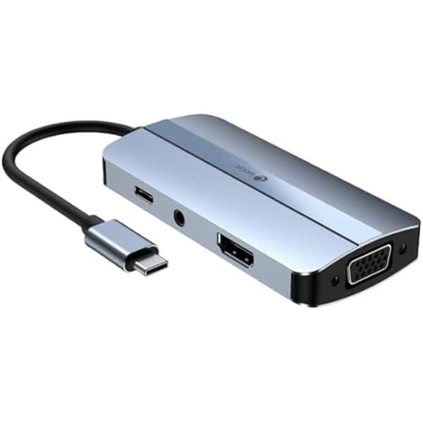 Dockningsstation LEOTEC 7EN1 1USB-C PD100 1USB3 0 1USB-C 1USB2 0 1HDMI