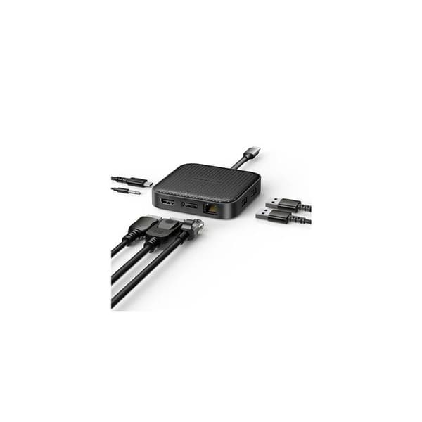 USB-hubb - HYPER - HyperDrive - 7 i 1 - HDMI 2.1 - DisplayPort 1.4 - USB-C 100W