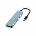 Miniatyrbild 1 av 3: USB-HUB Conceptronic 6 i 1 Grå Aluminium