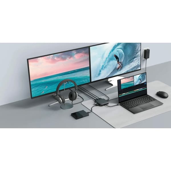 USB-HUB Hyper HD583-GL Svart 100 W