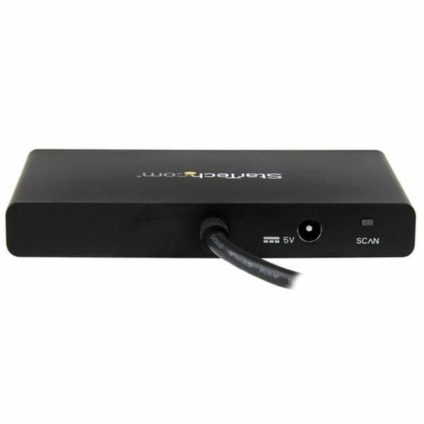 USB-HUB Startech MSTDP124DP Svart