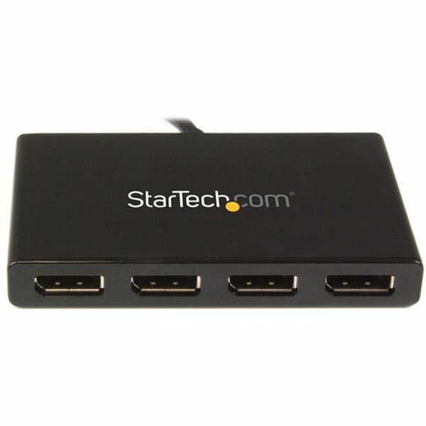 USB-HUB Startech MSTDP124DP Svart