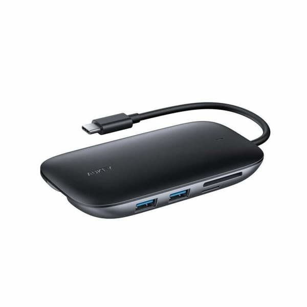 USB-HUB Aukey CB-C71 Svart 100 W