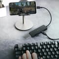 Miniatyrbild 3 av 4: USB-HUB Aukey CBC64 Svart